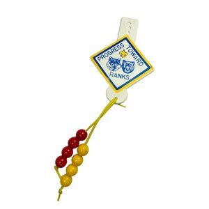 BSA Boy Scouts Of America Cub Scout Progress Toward Ranks Pocket Badge Beads